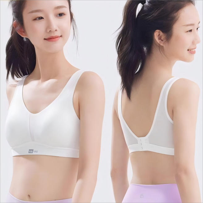 애보 쿨 원단 2 3단계 후크형 주니어 성장기 브라 2종 세트