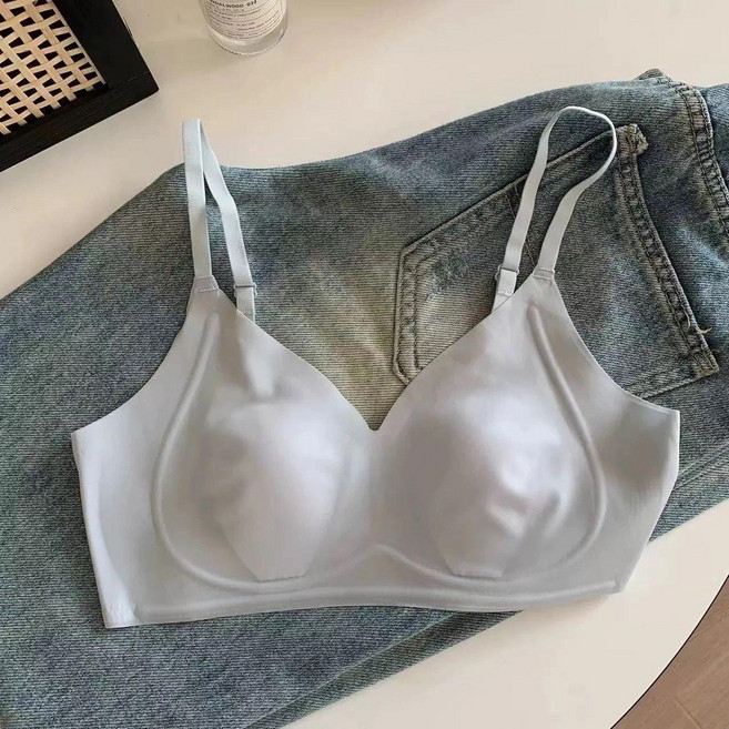 超薄無痕內衣 涼感冰絲內衣 固定杯不跑杯 無鋼圈內衣 加大尺碼