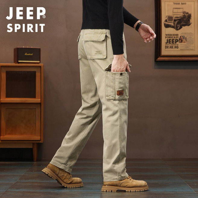 지프스피릿 가을 겨울 남성 캐주얼 카고바지 면바지 7093