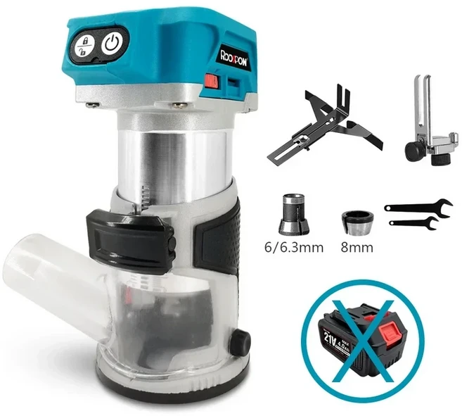 6 속도 전기 우드 라우터 2000W 6.35/8mm 목재 밀링 커터 220V EU 플러그 목재 밀링 머신 Diy 목수 도구 작, 01 China Mainland