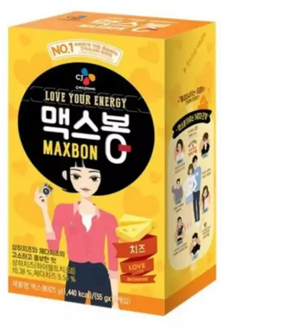 맥스봉치즈 55g x 15EA ( 총825g ), 15개