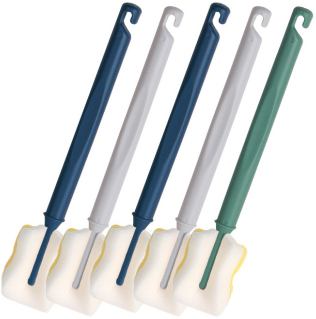 하이비 몽글이 젖병 젖꼭지 텀블러 세척솔, 롱버블프로솔5P / 시원한바람, 1세트