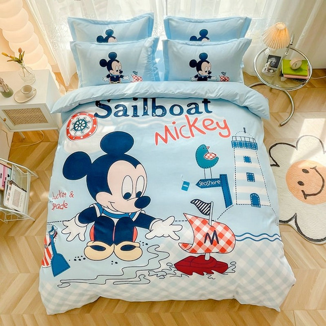 짱구 이불 애니 캐릭터 이불 간절기 여름 에어컨 이불 침대 시트 이불 3종 세트