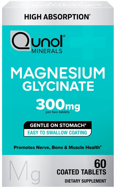 퀴놀 마그네슘 글리시네이트 300mg 코티드 타블렛, 1개, 60정