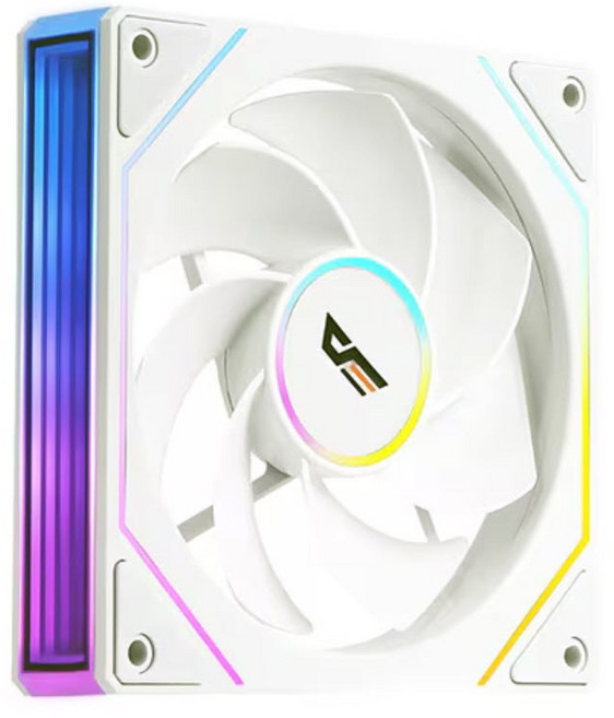 다크플래쉬 darkFlash DF12R 120 ARGB PWM Reverse 시스템 케이스 쿨러 (화이트)