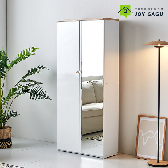 하우스비 리노 H2030 신발장 800 방문설치, 오크화이트, 8단