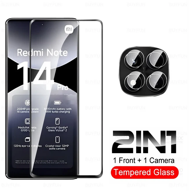 노트14프로 곡면유리 6in1 샤오미 레드미 노트 14 프로 5G 강화유리 노트15 15 플러스 15프로 4G 카메라 스