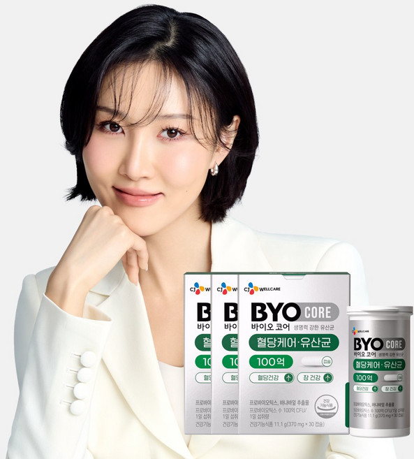 바이오코어 혈당케어 유산균, 30회분, 11.1g, 3박스