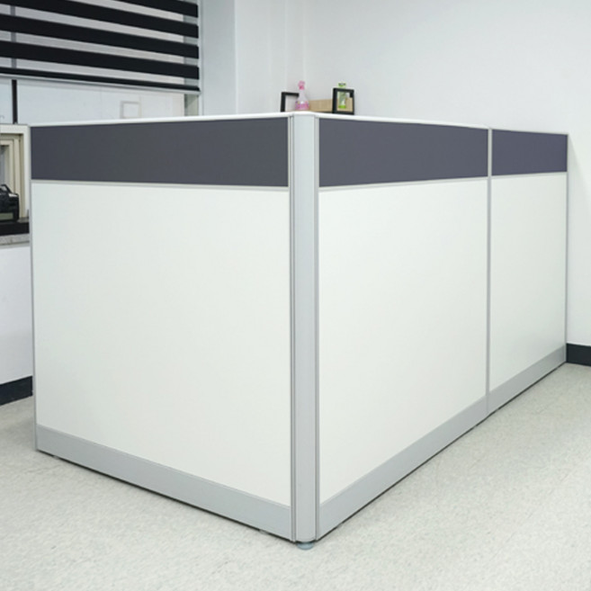 사무실 사무용 파티션 칸막이 책상 가림막 파티션 45T, 실크네이비