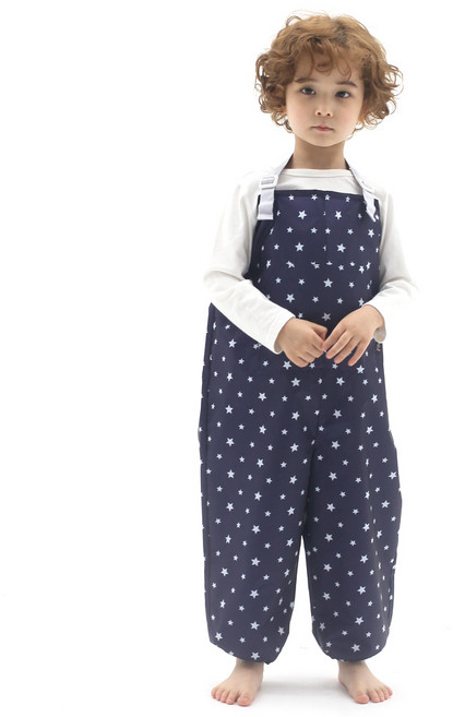 아동 전신미술가운 멜빵형 / 갯벌바지 / 모래놀이바지, 곤색회색별