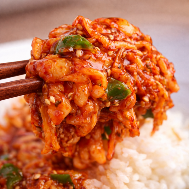 통영 멍게무침 330g 밥에 비벼먹는 양념젓갈 반찬, 1개