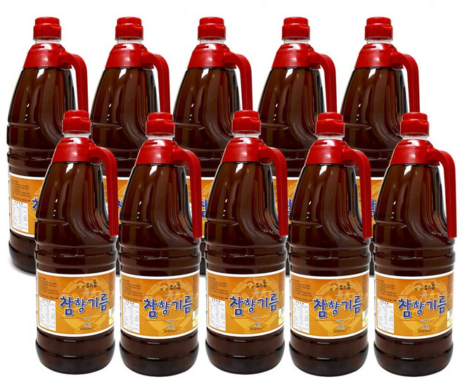 그대로푸드 참향기름 1.8L 참깨향 맛기름 향미유, 10개