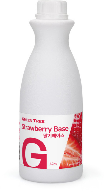 GreenTree 딸기 에이드 베이스, 1개, 1.2kg