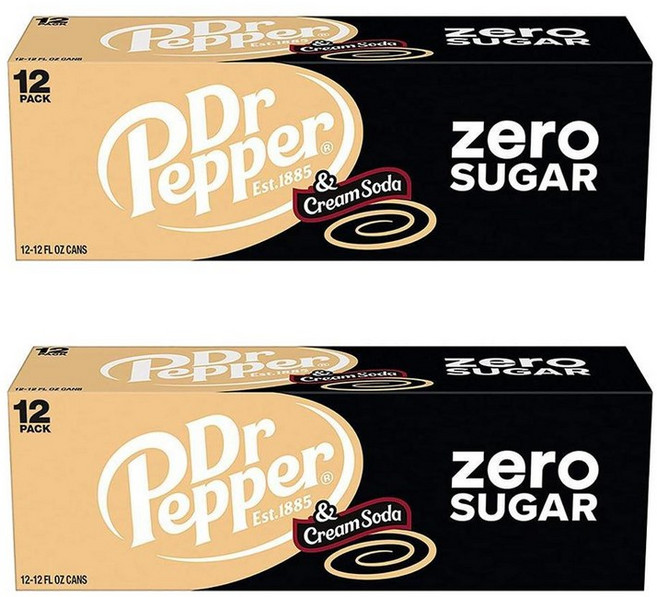 닥터페퍼 크림소다 제로 슈가 355ml, 24개