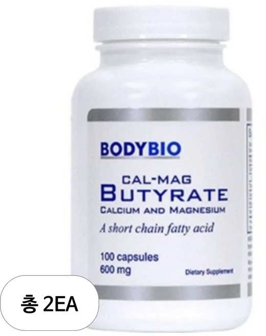 바디바이오 칼-마그 부티레이트 600mg 캡슐, 2개, 100정 - 쿠팡
