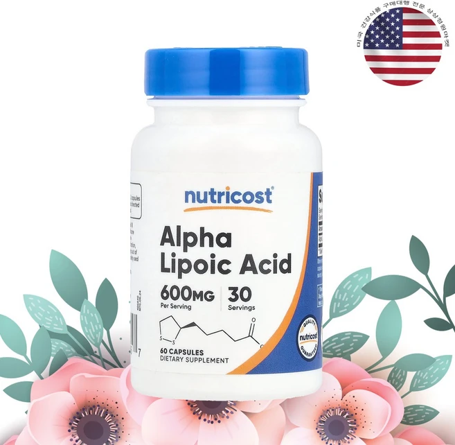 뉴트리코스트 알파리포산 600mg 60캡슐, 60정, 1개 - 쿠팡