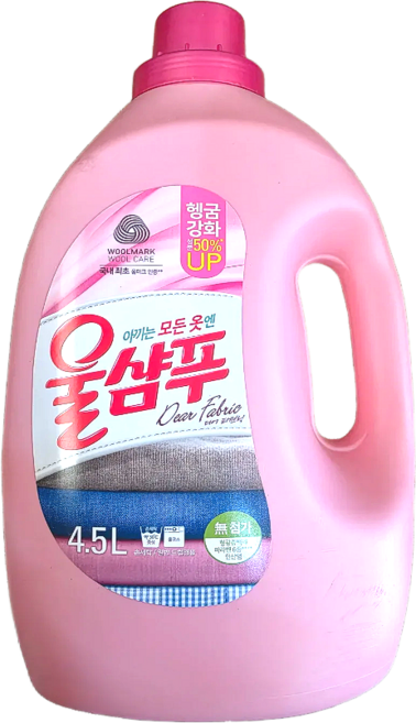 애경 울샴푸 중성세탁세제 대용량, 4.5L, 1개
