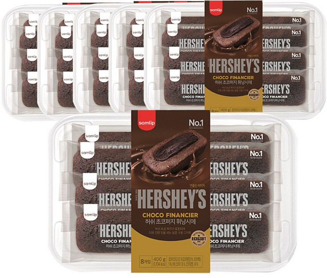 삼립 허쉬 초코휘낭시에 8개입, 400g, 6개