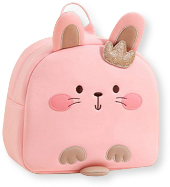 토이토 애니멀 키즈 백팩 4종 미아방지 어린이 동물 꿀벌 가방, 1개, 핑크 토끼