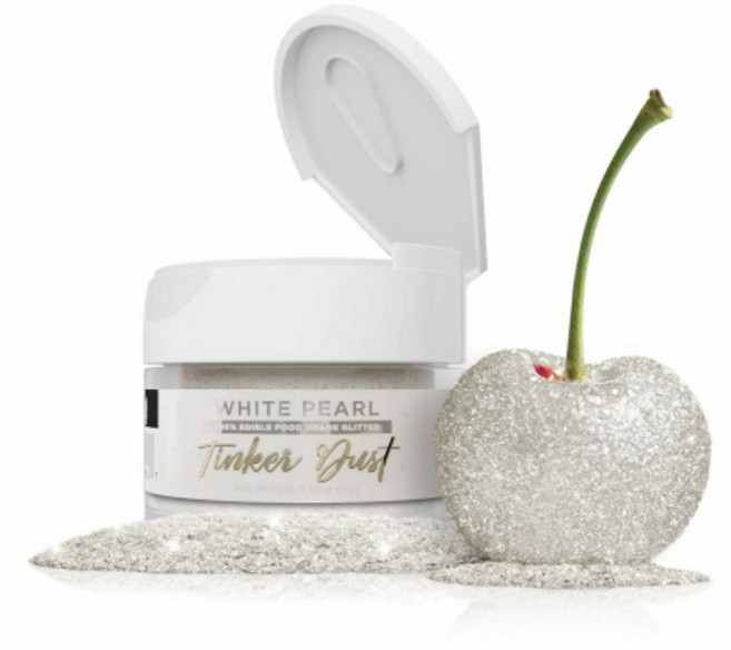 Bakell 베이켈 식용글리터 화이트 펄 팅커 더스트 5g, 1개