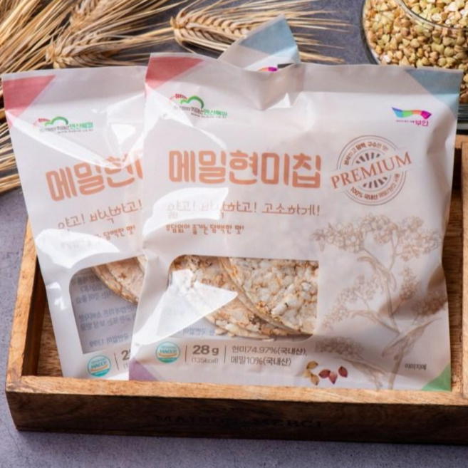 변산메밀 메밀현미칩 국산100%, 28g, 1개