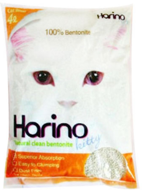 하리노 프리미엄 응고형 고양이모래, 4L, 3개