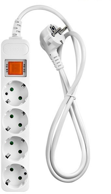 (대현) 모노케어 멀티탭 (메인스위치/10A) 4구 1.5m, 1개