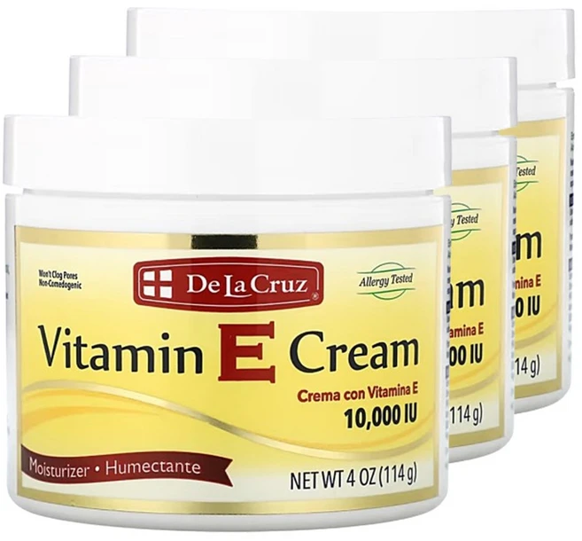 De La Cruz 데라크루즈 비타민E 크림 10000IU 114g 3팩 - 쿠팡