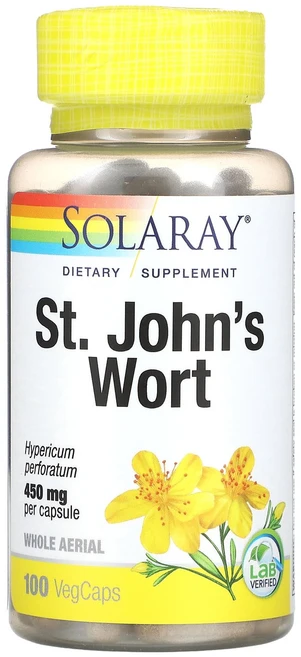 몸관리하세요 겨울입니다 Solaray 유기농 재배 세인트존스워트 450mg 베지 캡슐 100정 특별관리진행, Solaray유기농재배세인트존스워트450mg베지캡슐10, 1 - 쿠팡