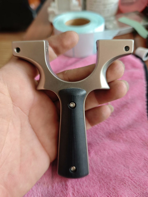 黑鯊 彈弓 龍齒 G10貼片 數控 扁皮, 如圖所示, 1個