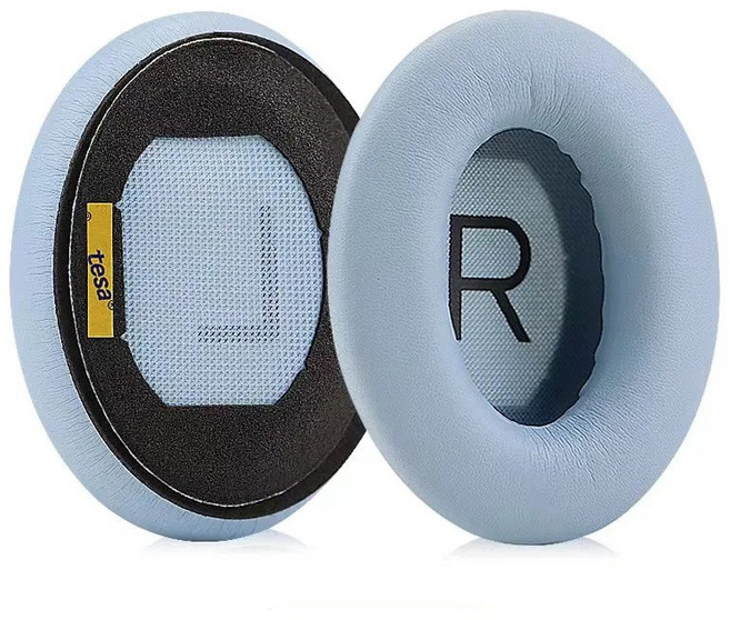 보스 QC45 이어패드 호환 헤드셋 커버 귀 패드 교체 솜 AS, 아이스블루, 1개