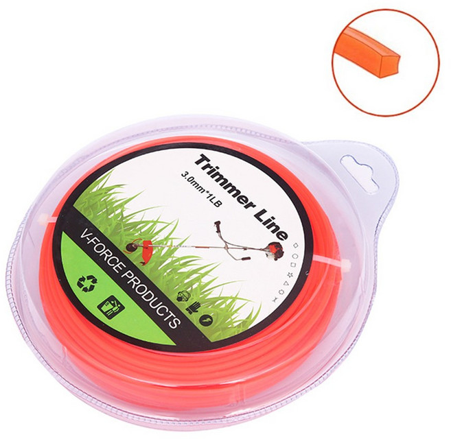 엠클립스 고강도 예초기 다이아몬드 줄날, 2.4mm 70m, 1개