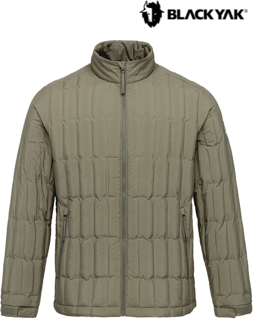 블랙야크 남성 루클라 하이넥 튜브 다운 자켓 겨울 털빠짐 없는 튜브 패턴 1BYPAWU020