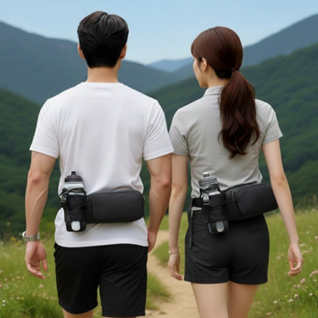 이지엔코 다용도 등산 트레킹 스포츠 허리 러닝벨트 힙색