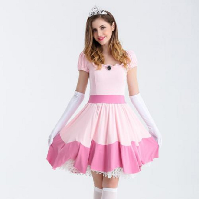 의상 여성용 멋진 성인 공주 백설 공주 옐로우 벨라 신데렐라 엘사 안나 라푼젤 잠자는 숲속의 아름다움 코스프레 할로윈 드레스, 93)-2820