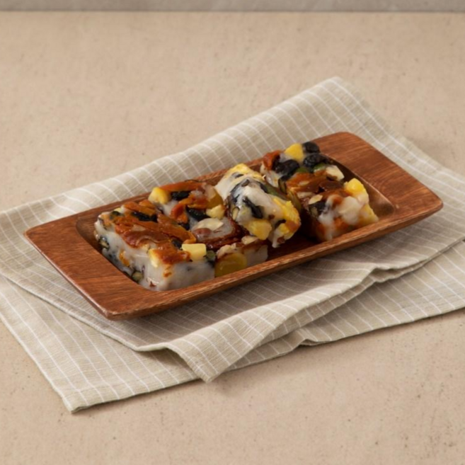 오복떡본가 건강 무설탕 영양찰떡 6종 호박 흑미 영양 현미 약밥 구름 식사대용 떡 10개 30개, 75g