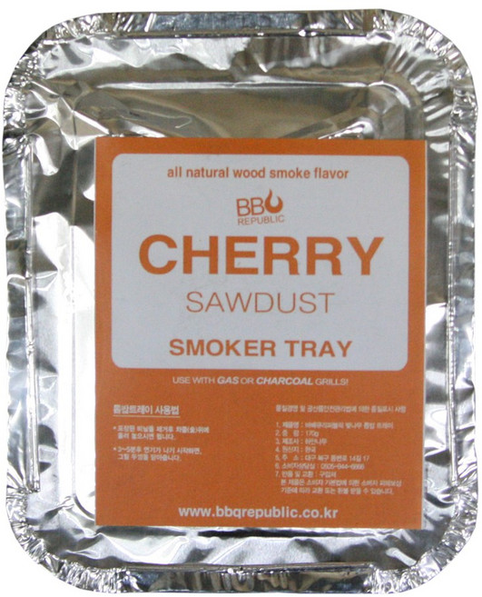 BBQ REPUBLIC 바베큐리퍼블릭 훈연칩 사과나무톱밥 스모크칩 우드칩 훈제 바베큐, 1개