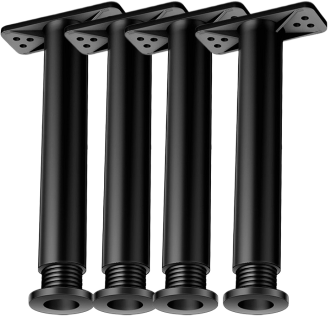 침대다리 가구다리 높이조절 보강발, B타입(200-350mm) 4개