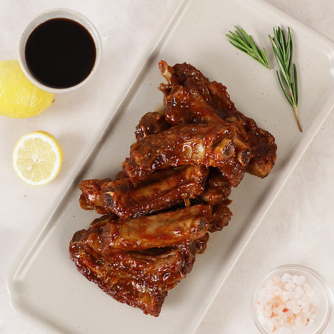 [케이쿡] 오리지널 쪽갈비 슬라이스 1kg (2인분), 1개