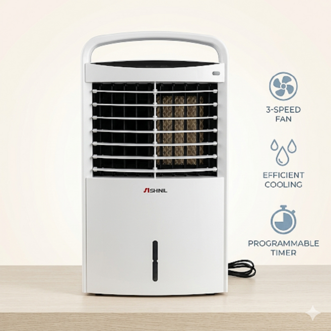 신일 더 쌘쿨 냉풍기 파워 에어쿨러 이동식 냉풍기 리모콘식 고객변심리퍼브제품 SIF-D27MD, SIF-D27MD-R급