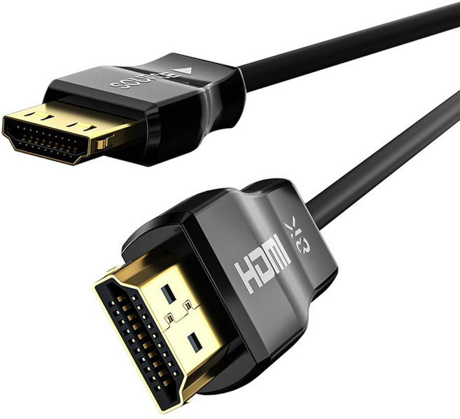 후아함 10K 8K 광섬유 HDMI 2.1 케이블 16.4피트 CL3(벽 정격) 48Gbps 8K60Hz 및 4K120Hz eARC 돌비 HDCP 2.2 2.3 지원 블루, 7.5M/25FT, 1개