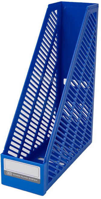 지금스토어 개폐형 파일꽂이 책꽂이, 1개, 청색