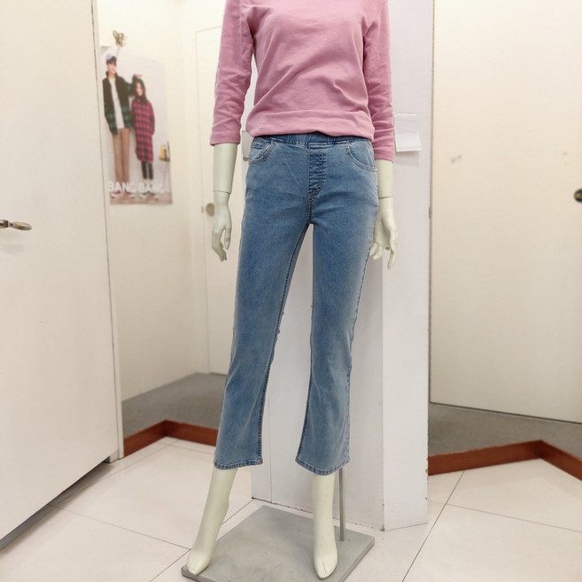 뱅뱅 뱃살 쏘옥~날씬핏~ 여자 사방스판 부츠컷 청바지(NQH291)
