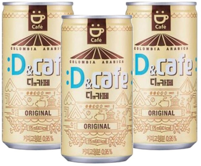 디앤카페 오리지널, 175ml, 90개