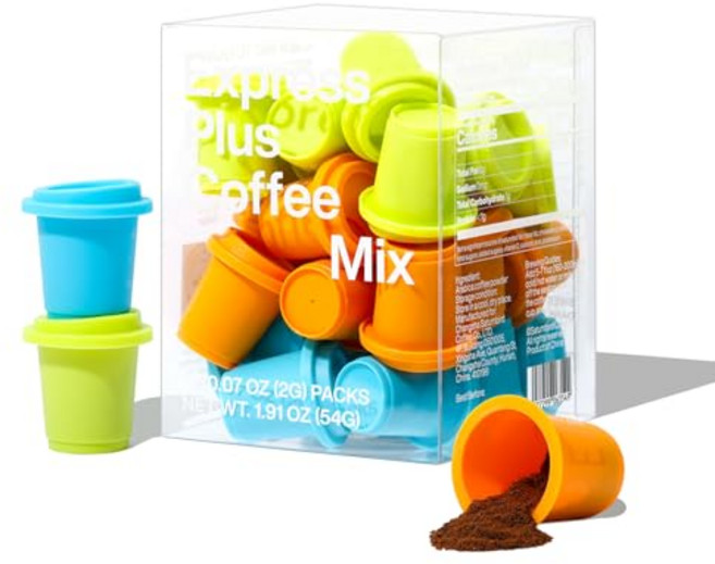 SATURNBIRD Instant Coffee Cold Brew Capsules Medium Dark Roast 3 Flavors Variety Pack—Bright Swee, Variety Mix (Bright/Sweet/Rich, 27 Count (Pack of 1), 1개, 2g