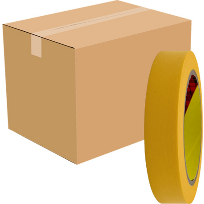 3M 244 내열 마스킹 테이프 내열테이프 20mm, 60개