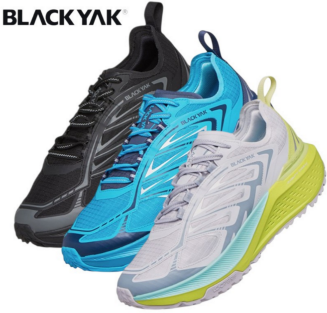 [매장발송]블랙야크 남녀공용 트레일 런닝화 쿠션 일상 트레킹 러닝화