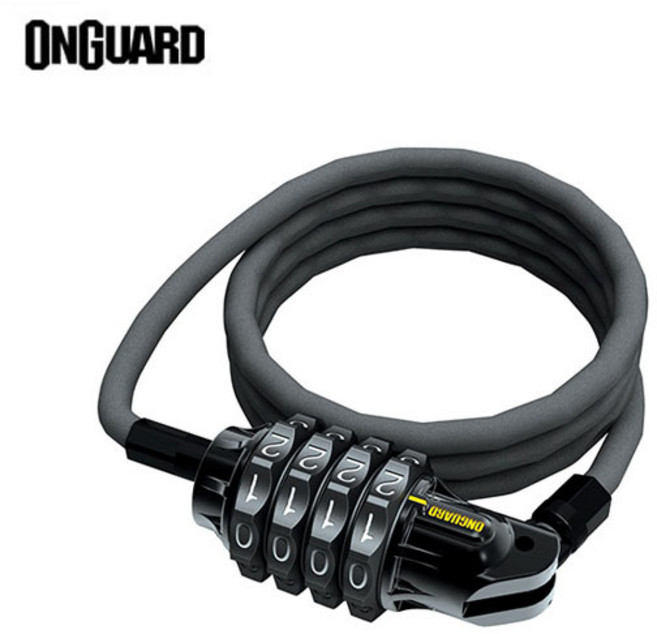 온가드 번호형 자물쇠 테리어 콤보 4 8061, 1개