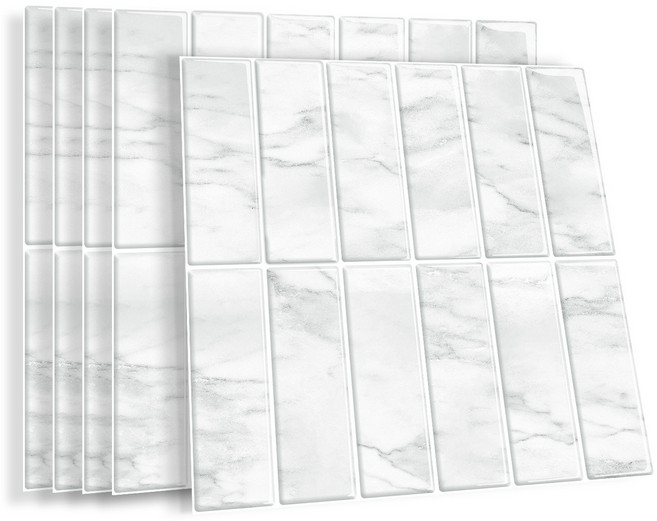 정싱 주방 및 욕실용 자체 접착 타일 스티커 자체 붙이는 데코타일 가정용 자가 접착 벽 스티커 타일 장판, MZ-5-166