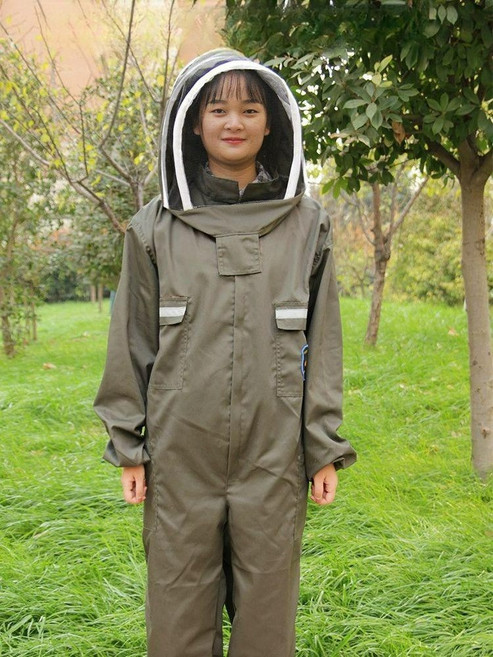 말벌 보호복 방충복 벌옷 양봉 꿀벌 벌초옷 해충 벌초 양봉옷 벌 방충옷, 1개, 신장 178cm-184cm